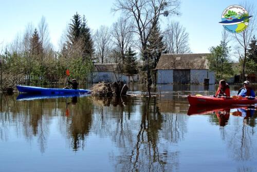 Powódź nad Bugiem 2013, rozlany bug, rozlewiska, roztopy, podtopienia, Sławatycze, Kodeń, Mościce